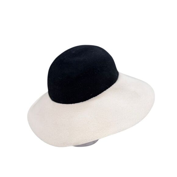 Esccello 100% Wool Two tone Hat Frank Olive - Picture 2 of 7